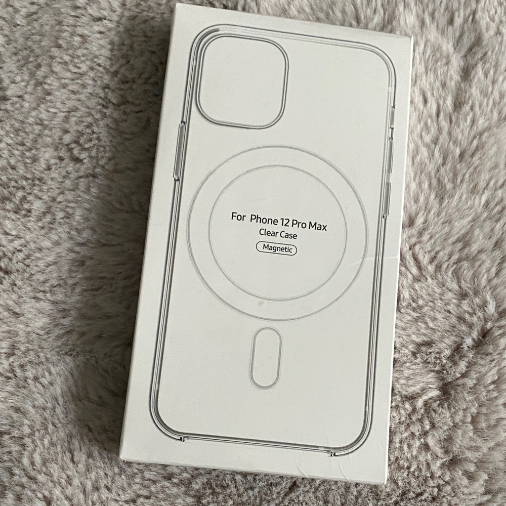 Magnetic Clear Case for iPhone 12 Pro Max